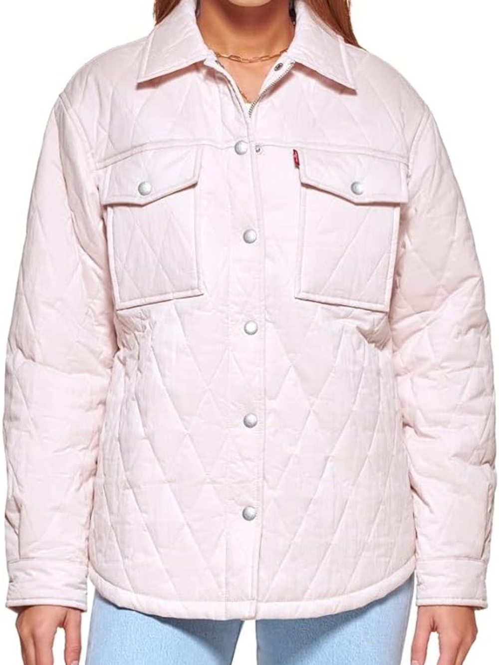 Levi's Pink Quilted Shacket Jacket BNWT